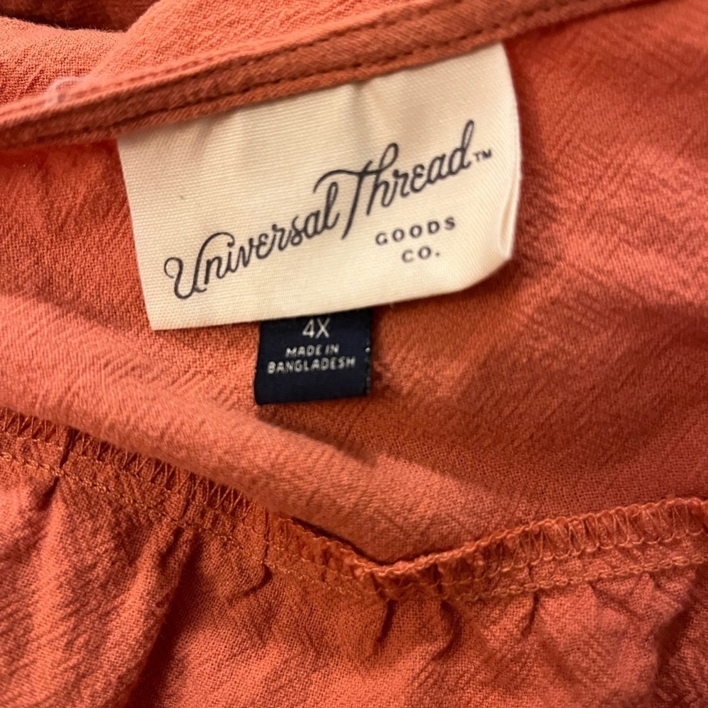 Universal Thread Plus Size 4x Flutter Sleeveless … - image 5